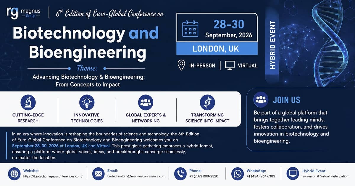 Euro-Global Conference on Biotechnology and BioEn logo